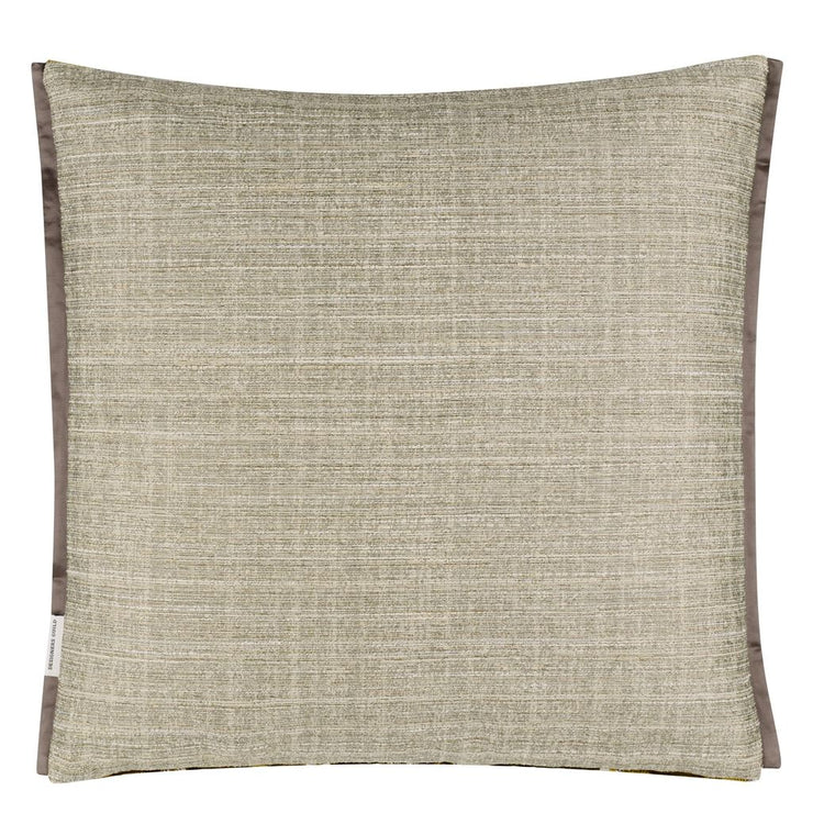 Designers Guild Manipur Ochre Velvet Cushion