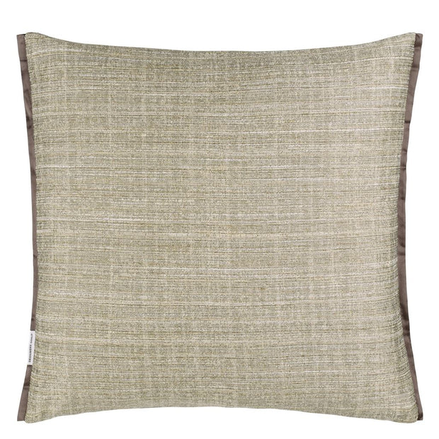 Designers Guild Manipur Oyster Velvet Cushion