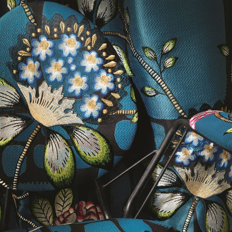 Christian Lacroix Les Rosales Bleu Paon