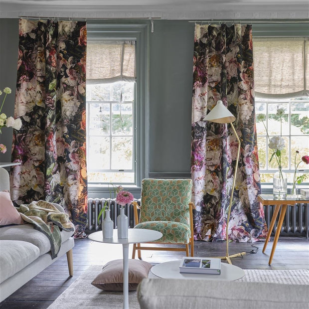 Designers Guild Fleur De Nuit Noir