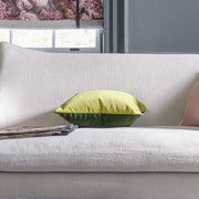 Designers Guild Varese Lime Velvet Cushion