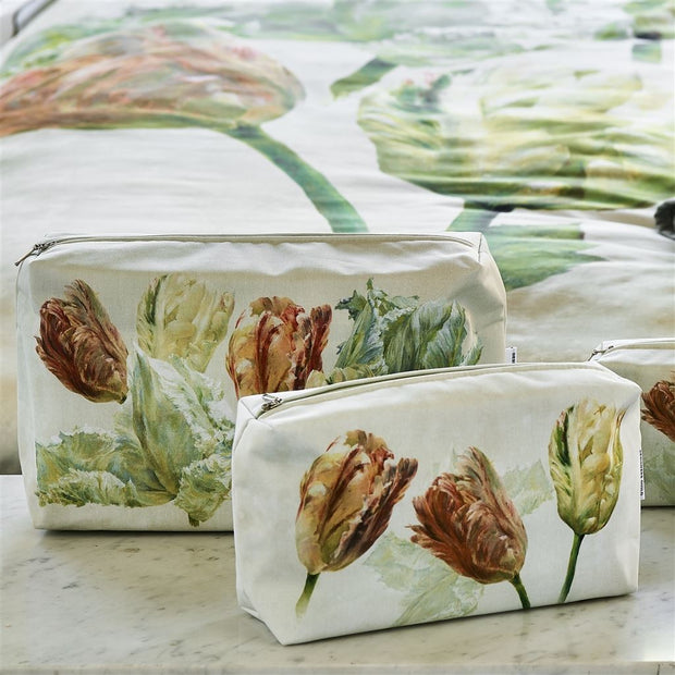 Designers Guild Spring Tulip Buttermilk Medium Washbag