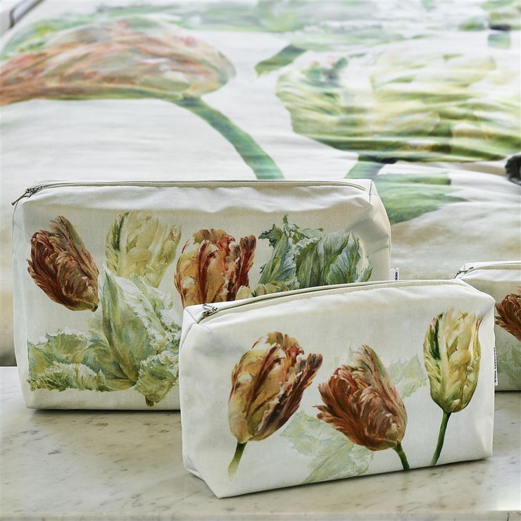 Designers Guild Spring Tulip Buttermilk Medium Washbag