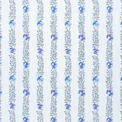 Pansy Stripe - Cobalt