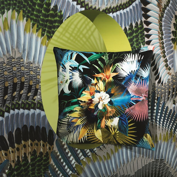 Christian Lacroix Oiseau De Bengale Marais Cushion