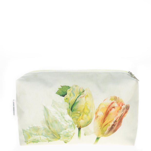 Designers Guild Spring Tulip Buttermilk Medium Washbag