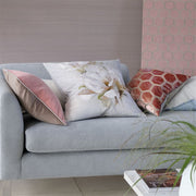Designers Guild Manipur Coral Velvet Cushion