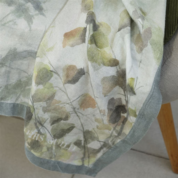 Designers Guild Maple Tree Celadon Linen Throw