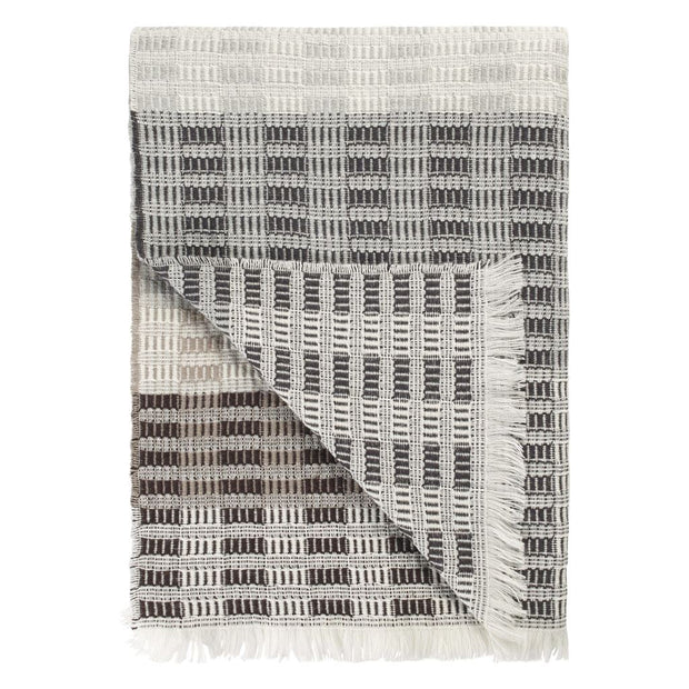 Designers Guild Longhena Espresso Woven Throw