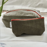 Designers Guild Brera Lino Walnut Small Washbag