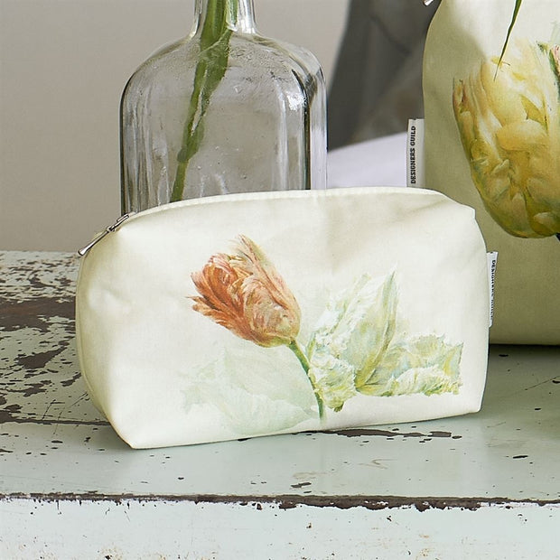 Designers Guild Spring Tulip Buttermilk Small Washbag