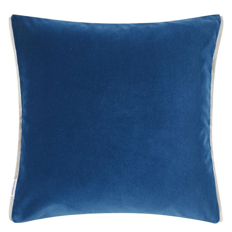 Designers Guild Varese Marine & Cerulean Velvet Cushion