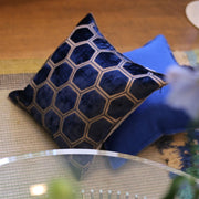 Designers Guild Manipur Midnight Velvet Cushion