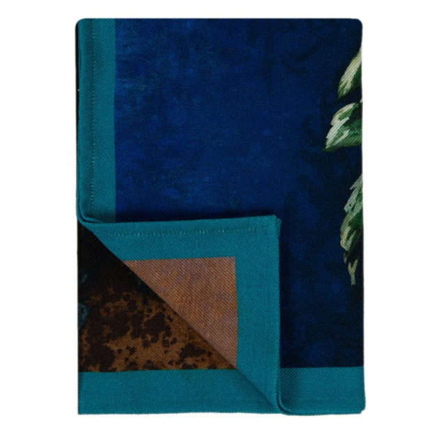 Minakari Cobalt Throw