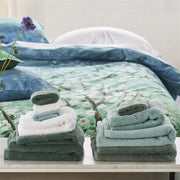Designers Guild Loweswater Organic Antique Jade Towels