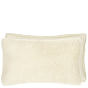 Designers Guild Mousson Chalk Faux Sheepskin Cushion