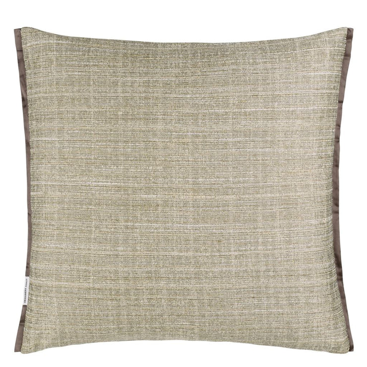 Designers Guild Manipur Oyster Large Velvet Cushion