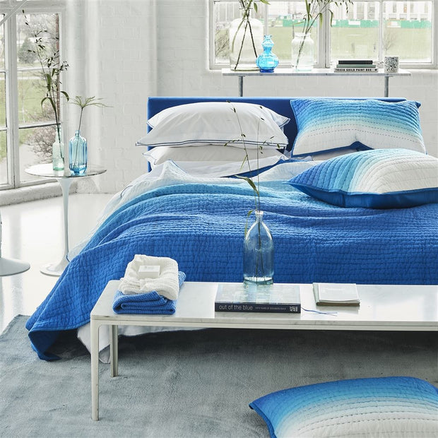 Designers Guild Savoie Cobalt Quilt