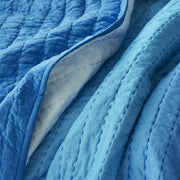 Designers Guild Savoie Cobalt Quilt