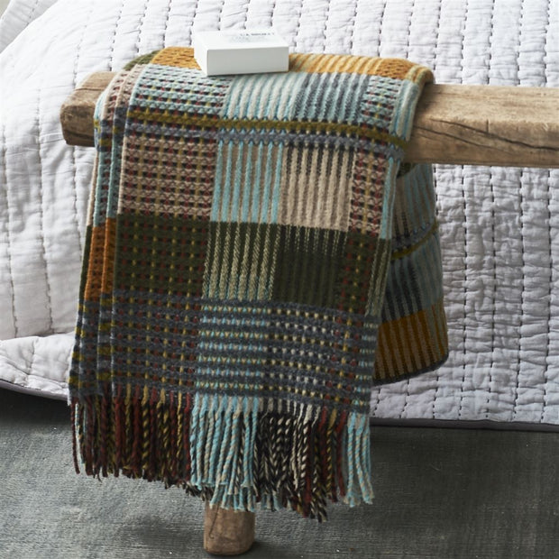 Designers Guild Tasara Ochre Woven Throw