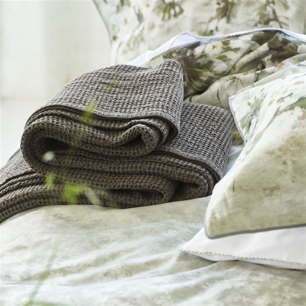Designers Guild Alba Espresso Cotton Throw