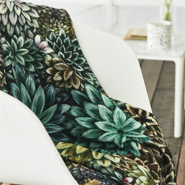 Designers Guild Madhya Moss Wool Throw