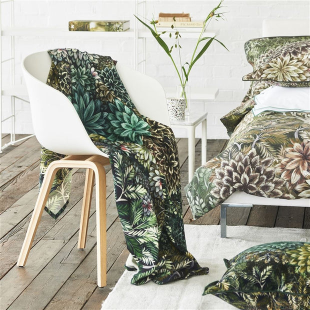 Designers Guild Madhya Moss Wool Throw