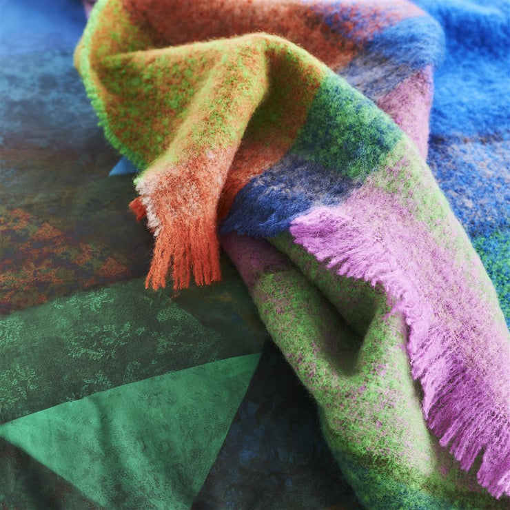 Designers Guild Varanasi Fuchsia Mohair Throw