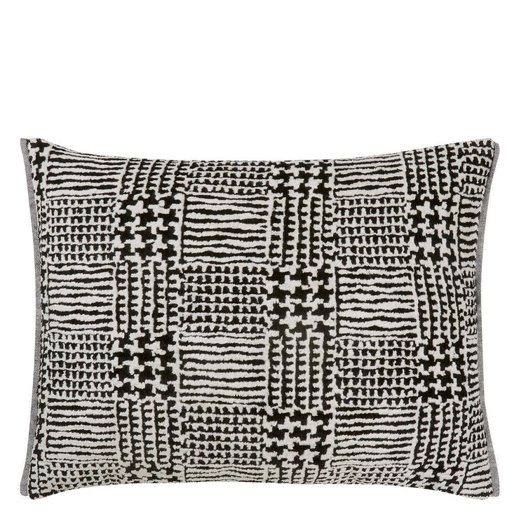 Designers Guild Queluz Noir Velvet Cushion