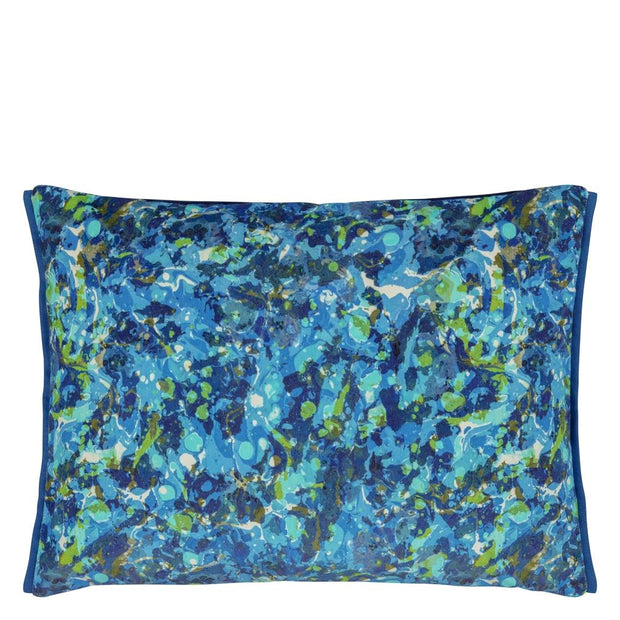 Designers Guild Odisha Cobalt Velvet Cushion
