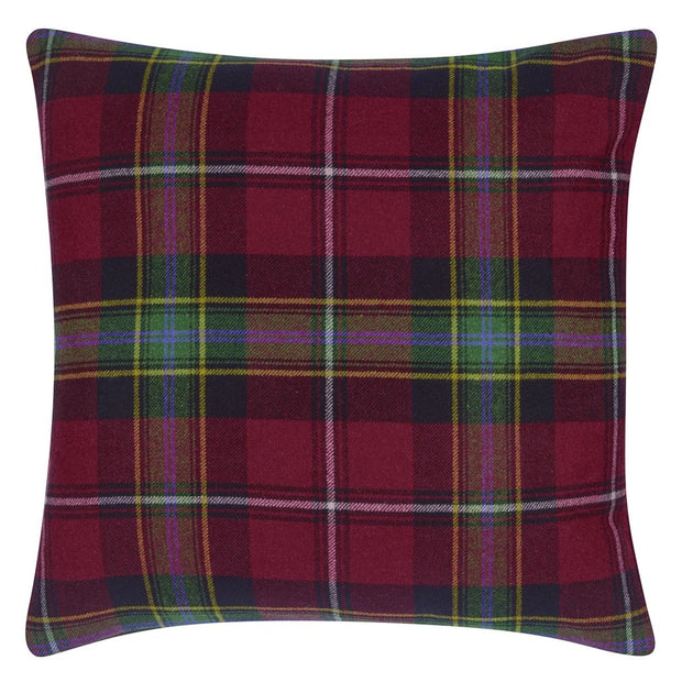Ralph Lauren Dunmore Plaid Currant Cushion