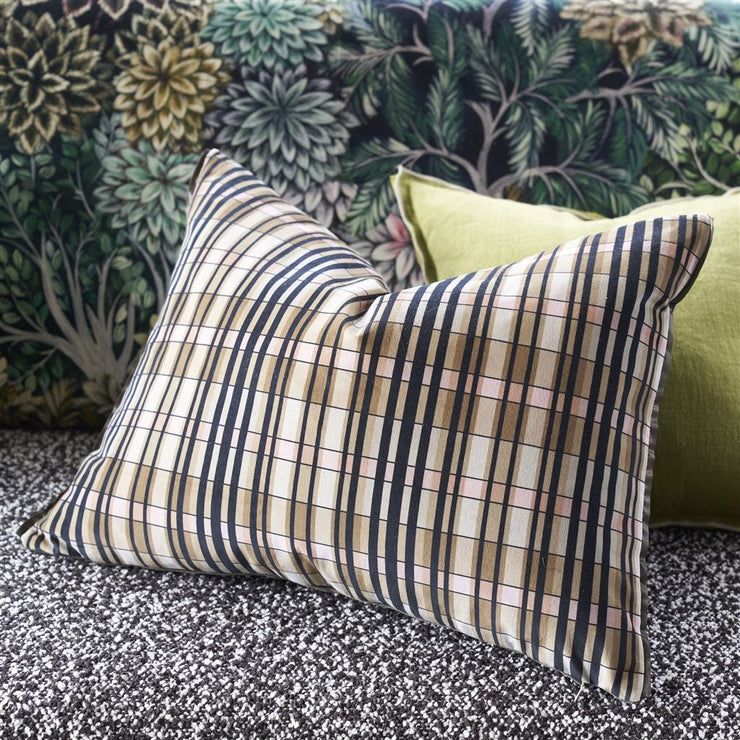 Designers Guild Shastri Natural Velvet Cushion