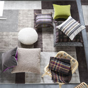 Designers Guild Varese Berry & Moleskin Velvet Cushion