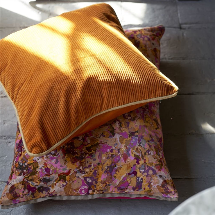 Designers Guild Odisha Rosewood Velvet Cushion