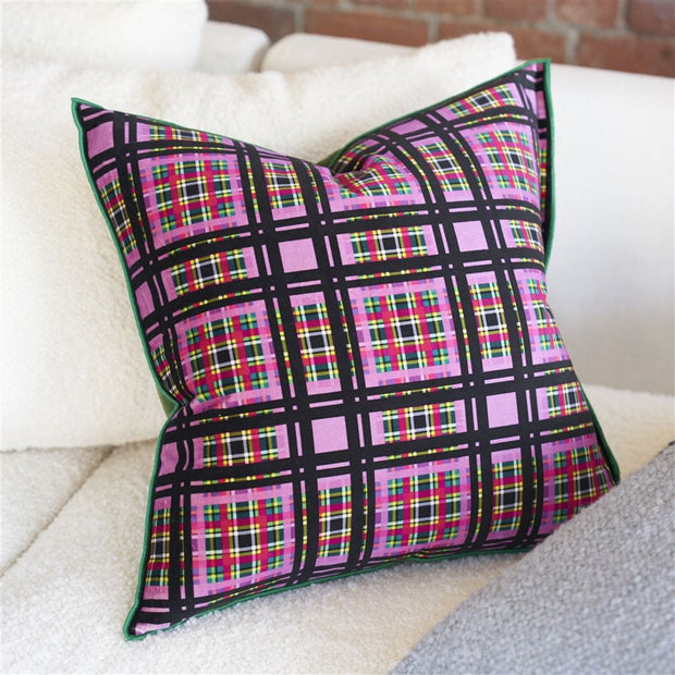Designers Guild Patiali Fuchsia Velvet Cushion