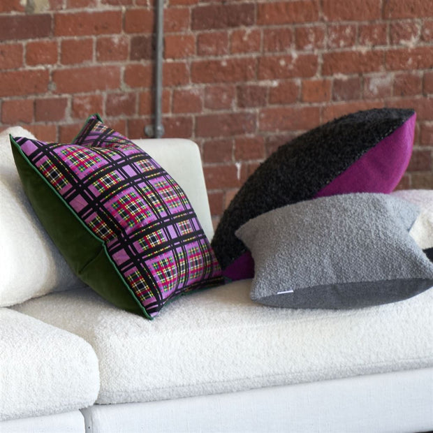 Designers Guild Patiali Fuchsia Velvet Cushion