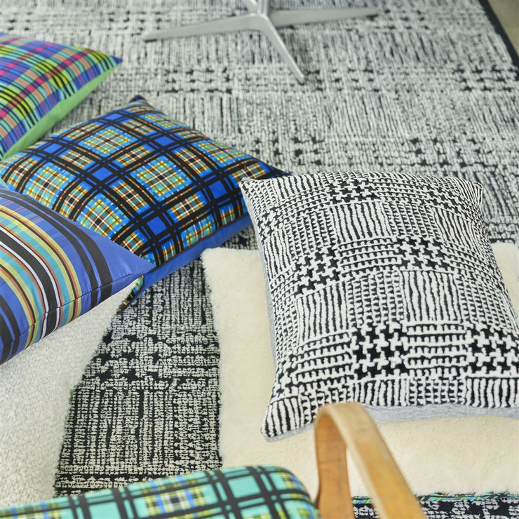 Designers Guild Queluz Noir Velvet Cushion