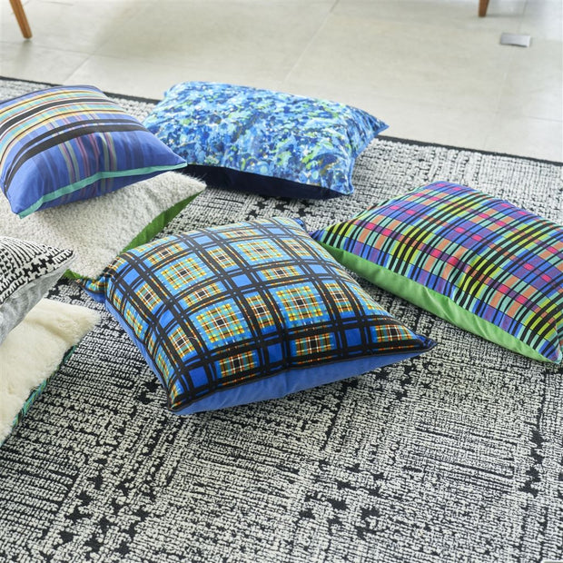 Designers Guild Odisha Cobalt Velvet Cushion