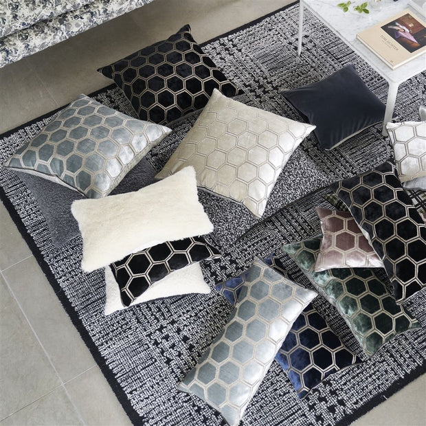 Designers Guild Queluz Noir Rug