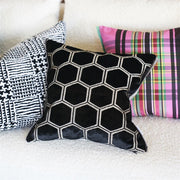 Designers Guild Manipur Noir Velvet Cushion