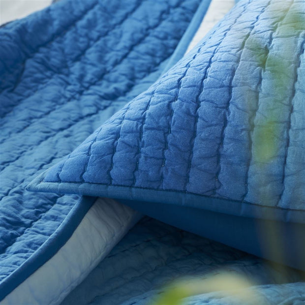 Designers Guild Savoie Cobalt Quilt
