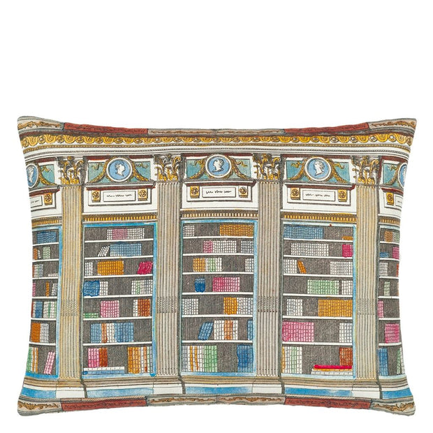 John Derian In The Library Sepia Cushion