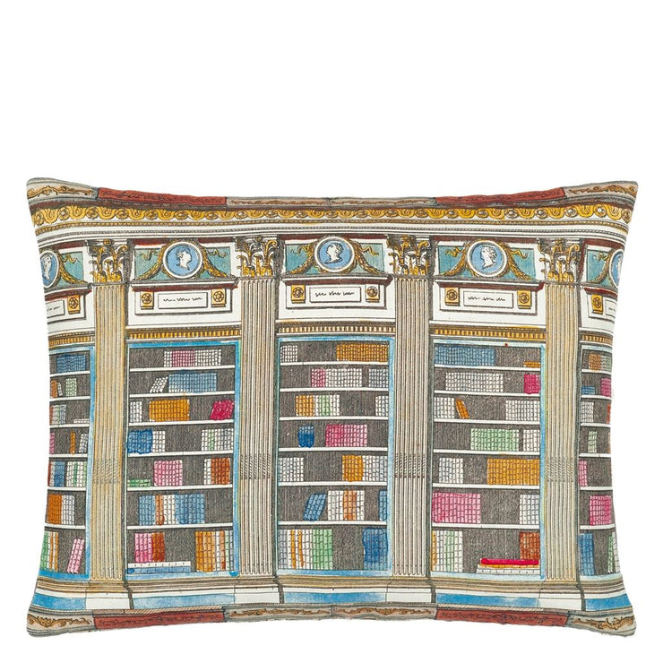 John Derian In The Library Sepia Cushion