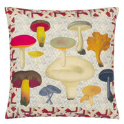 John Derian Chanterelle Carmine Cushion