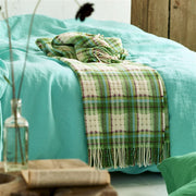 Designers Guild Woodhall Emerald Throw