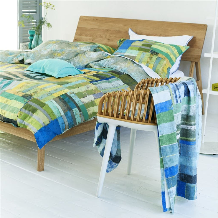Designers Guild Achara Azure Throw
