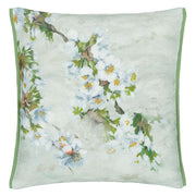 Designers Guild Fleur D'assam Platinum Linen Cushion