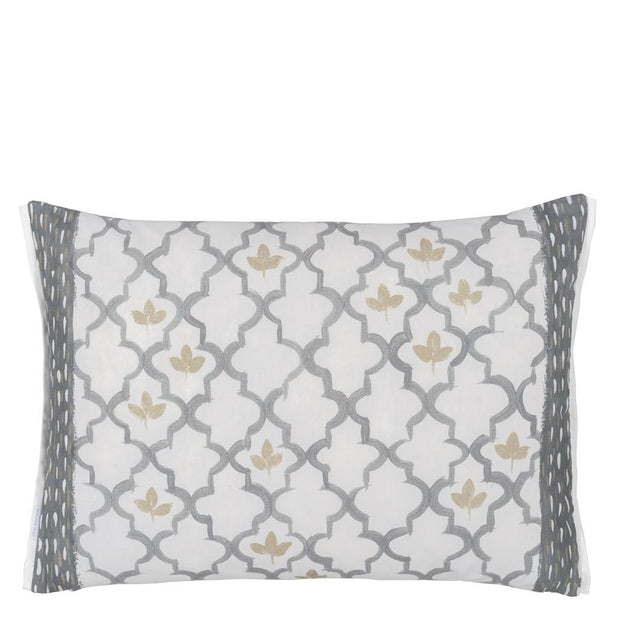 Designers Guild Pergola Trellis Slate Cotton Cushion