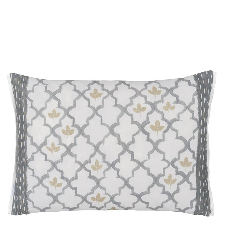 Designers Guild Pergola Trellis Slate Cotton Cushion
