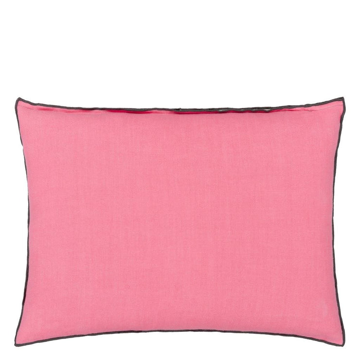 Designers Guild Brera Striato Hibiscus Linen Cushion